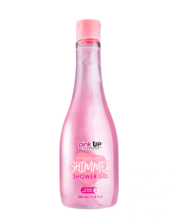 PINK UP SHIMMER SHOWER GEL FLOWERS AND ROSES 350 ML. PKSK24