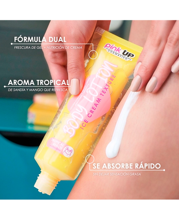 PINK UP BODY LOTION GEL-CREAM TROPICAL BEACH 200 ML. PKSK29