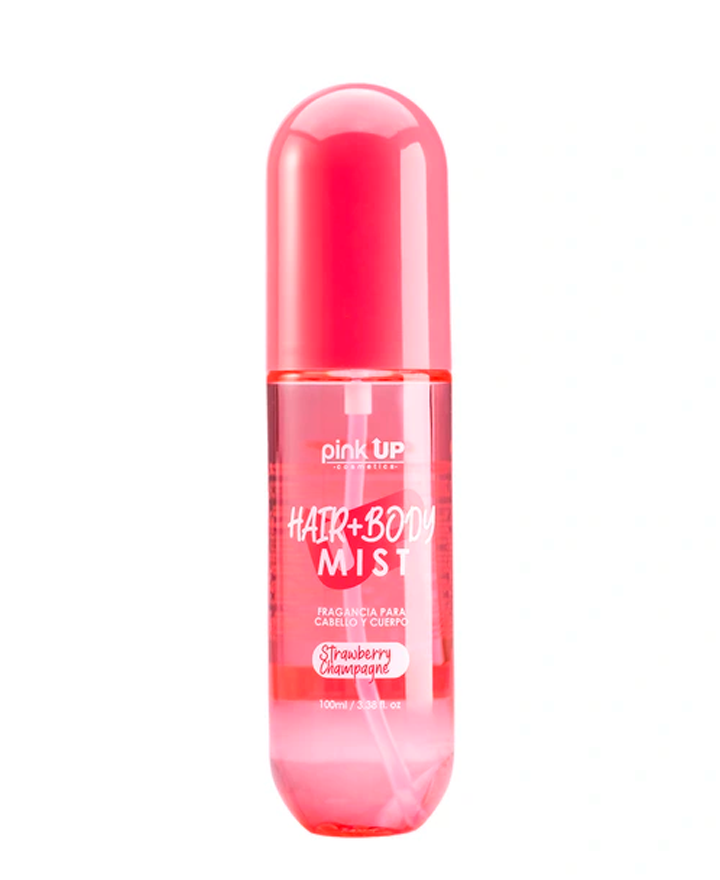 PINK UP HAIR-BODY MIST STRAWBERRY CHAMPAGNE 100 ML. PKSK48