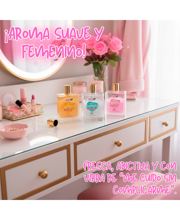 PINK UP SHIMMER OIL PINK SCENT 100 ML. PKSK74