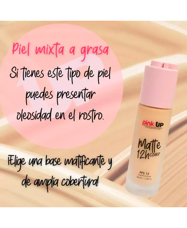 PINK UP MATTE COVER 12 HRS. PKMHRR401 - El Palacio De La Belleza