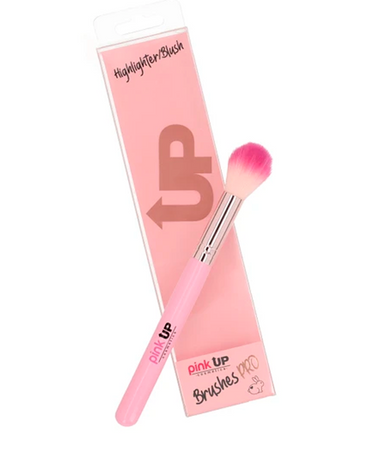 PINK UP BROCHA IND PRO HIGHLIGHTER BLUSH PK13 ILUMINADOR Y RUBOR