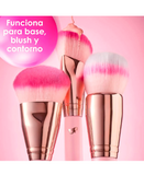 PINK UP BROCHA IND PRO ANGLE POWDER PK15 ANGULAR PARA RUBOR