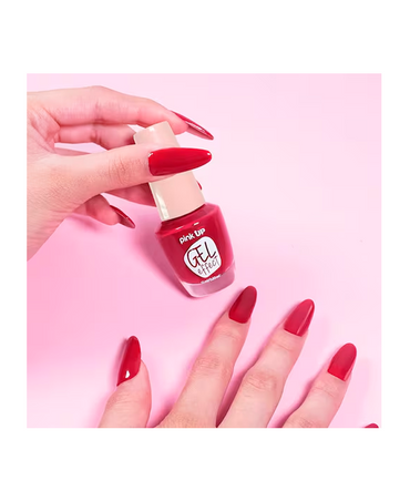 PINK UP GEL EFFECT ESMALTE PARA UÑAS #34 RED PKN34