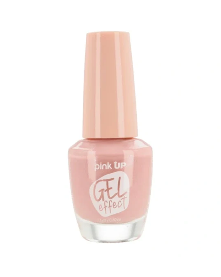 PINK UP GEL EFFECT ESMALTE PARA UÑAS #45 CREAM  PKN45