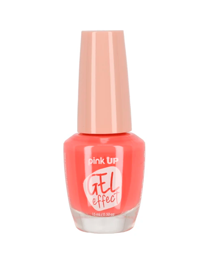 PINK UP GEL EFFECT ESMALTE PARA UÑAS #58 CORAL PKN58