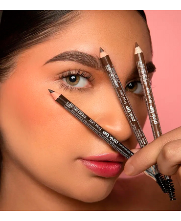 PINK UP BROW LINER PKBB03 DARK BROWN - El Palacio De La Belleza