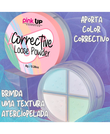 PINK UP CORRECTIVE LOOSE POWDER 8 GRS. PKPT301 NEUTRAL
