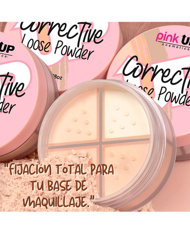 PINK UP CORRECTIVE LOOSE POWDER 8 GRS. PKPT302 WARM