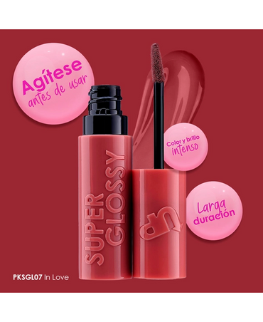 PINK UP SUPER GLOSSY LIP GLOSS 07 IN LOVE PKSGL07