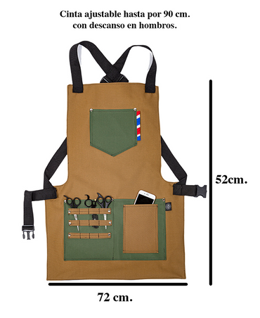 BARBEST MANDIL TEXAS CAVALRY P/BARBERO