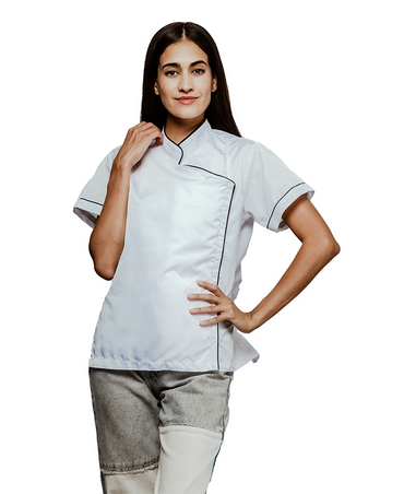 BARBEST BATA DE TRABAJO PARA MUJER WHITE COAT SMALL