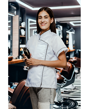 BARBEST BATA DE TRABAJO PARA MUJER WHITE COAT SMALL