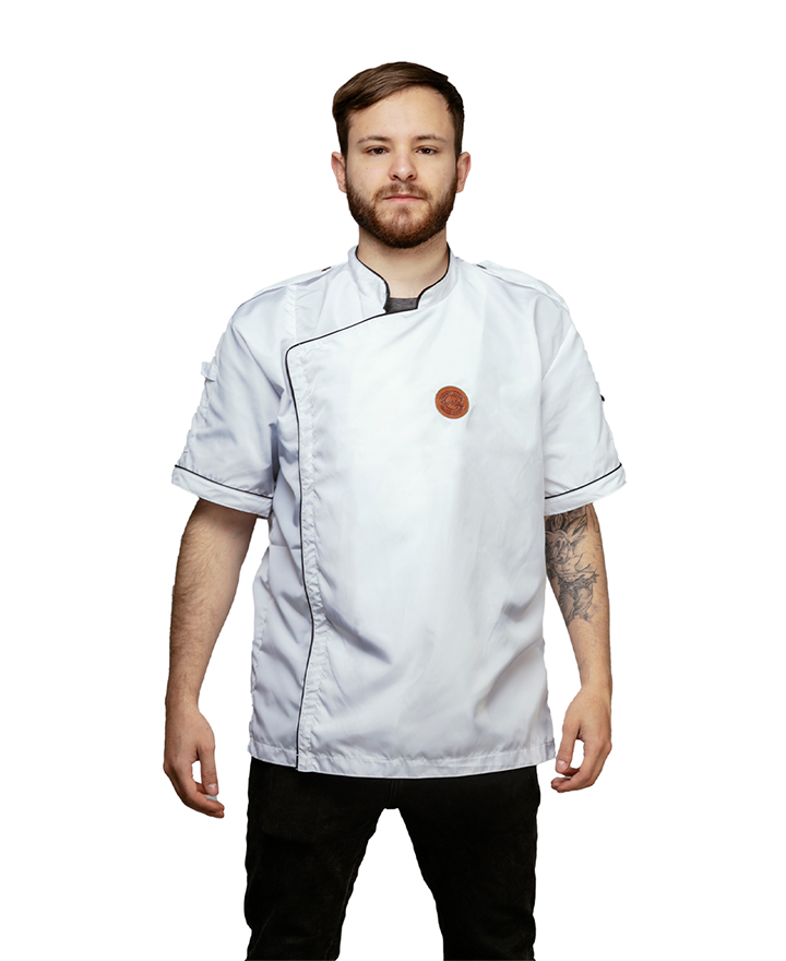 BARBEST BATA DE TRABAJO PARA HOMBRE WHITE LARGE