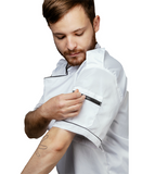 BARBEST BATA DE TRABAJO PARA HOMBRE WHITE LARGE