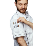 BARBEST BATA DE TRABAJO PARA HOMBRE WHITE LARGE