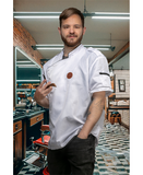 BARBEST BATA DE TRABAJO PARA HOMBRE WHITE LARGE