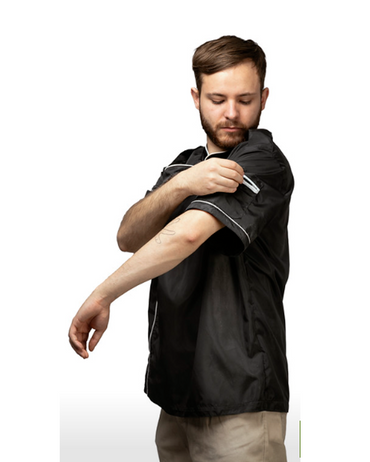 BARBEST BATA DE TRABAJO PARA HOMBRE BLACK COAT MEDIUM
