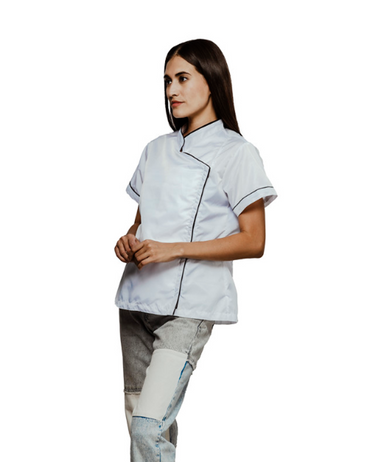 BARBEST BATA DE TRABAJO PARA MUJER WHITE COAT MEDIUM