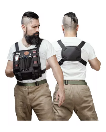 BARBEST PECHERA BARBERO TACTIC FRONT NAVY