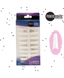 PUNTO NAILS TIP COFFIN PUNTA BLANCA C/240 PZS.TPNTI012