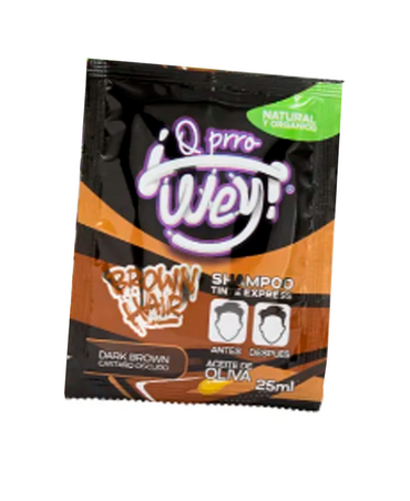 Q PRRO WEY HAIR SOBRE 25 ML. DARK BROWN