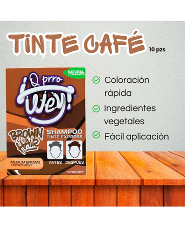 Q PRRO WEY HAIR SOBRE 25 ML. MEDIUM BROWN