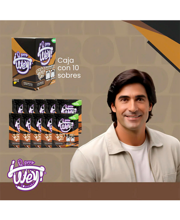 Q PRRO WEY HAIR SOBRE 25 ML. CAJA 10 PIEZAS DARK BROWN
