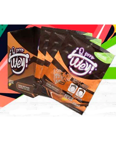Q PRRO WEY HAIR SOBRE 25 ML. CAJA 10 PIEZAS DARK BROWN