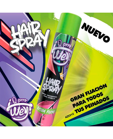 Q PRRO WEY HAIR SPRAY FIJADOR 420 ML. EXTRA FIRME