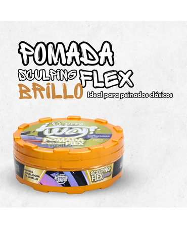 Q PRRO WEY POMADA BRILLO SCULPING FLEX 150 ML. - El Palacio De La Belleza
