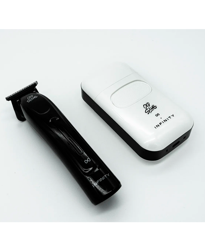 OLD SCULL INFINITY DUO BLACK AND WHITE TRIMMER AND SHAVER