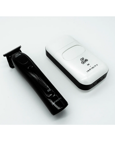 OLD SCULL INFINITY DUO BLACK AND WHITE TRIMMER AND SHAVER