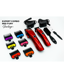 OLD SCULL EXPERT COMBO E-CLIPPER + E-TRIMMER RED FURY