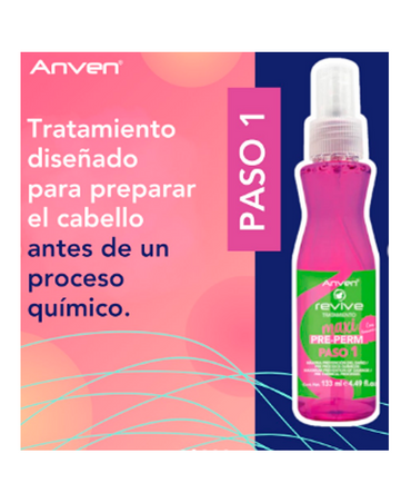 ANVEN REVIVE MAXI PRE PERM PASO 1 SPRAY 133 ML.