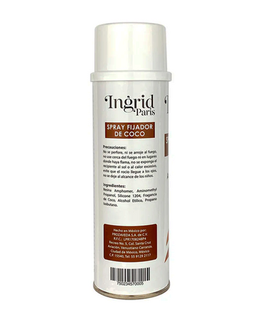 INGRID PARIS SPRAY FIJADOR DE COCO EN AEROSOL 500 ML.