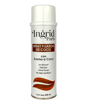 INGRID PARIS SPRAY FIJADOR DE COCO EN AEROSOL 500 ML.
