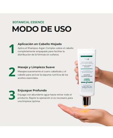 SENZARE ARGAN COMPLEX SHAMPOO LITRO - El Palacio De La Belleza