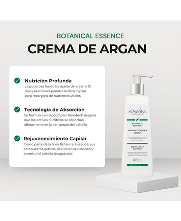SENZARE ARGAN COMPLEX CREAM 300 ML. - El Palacio De La Belleza