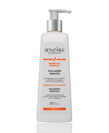 SENZARE TRATAMIENTO RECONSTRUCTOR COLAGENO Y KERATINA 300 ML. - El Palacio De La Belleza