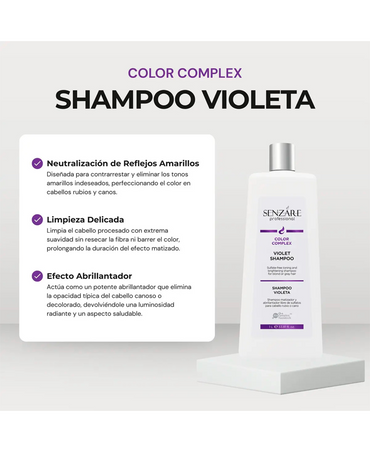 SENZARE VIOLET SHAMPOO 300 ML. - El Palacio De La Belleza