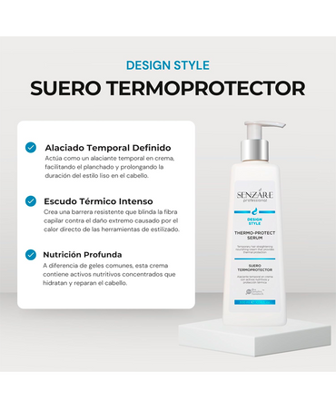 SENZARE THERMO-PROTECT SERUM 300 ML. - El Palacio De La Belleza
