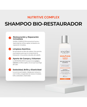 SENZARE BIO-RESTORATIVE SHAMPOO 300 ML. - El Palacio De La Belleza
