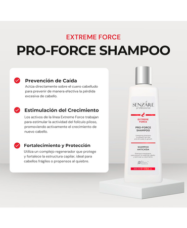 SENZARE PRO-FORCE SHAMPOO 300 ML. - El Palacio De La Belleza