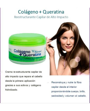 BELCAPEL TRATAMIENTO REESTRUCTURANTE COLAGENO Y QUERATINA.