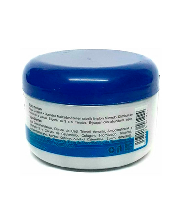 BELCAPEL TRATAMIENTO MATIZADOR AZUL EN CREMA COLAGENO Y QUERATINA.