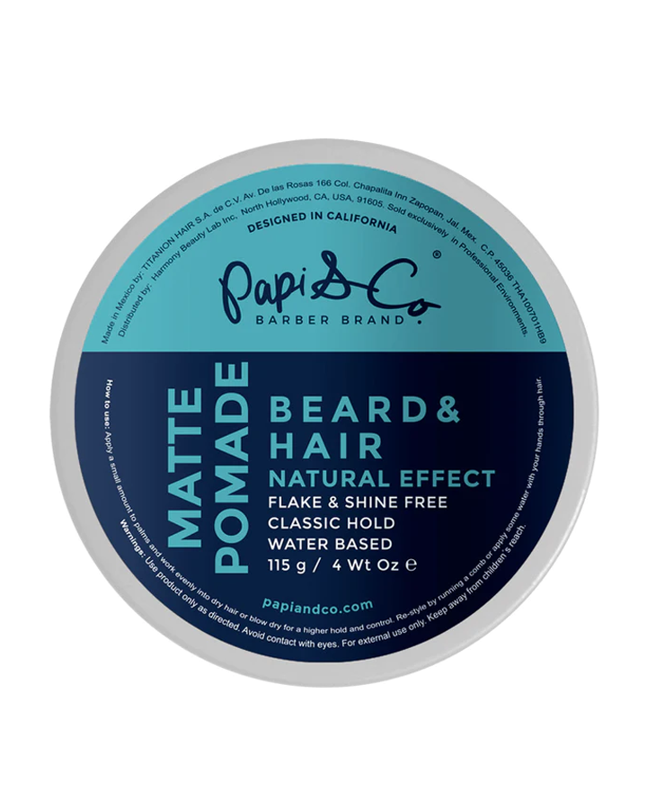 PAPI & CO. MATTE POMADE HAIR & BEARD 115 GRS.