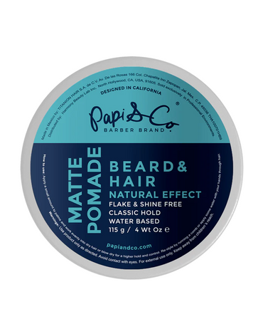 PAPI & CO. MATTE POMADE HAIR & BEARD 115 GRS. (D)