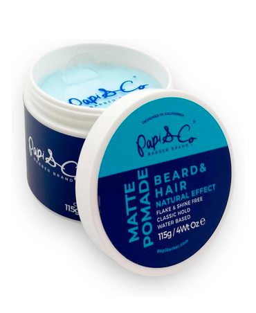 PAPI & CO. MATTE POMADE HAIR & BEARD 115 GRS. (D)