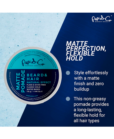 PAPI & CO. MATTE POMADE HAIR & BEARD 100 GRS.